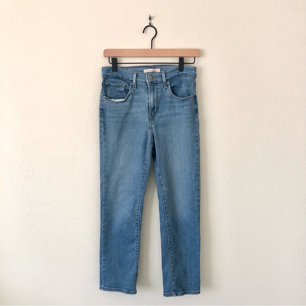 LEVI’S 724 High Rise Straight Crop - Size 28